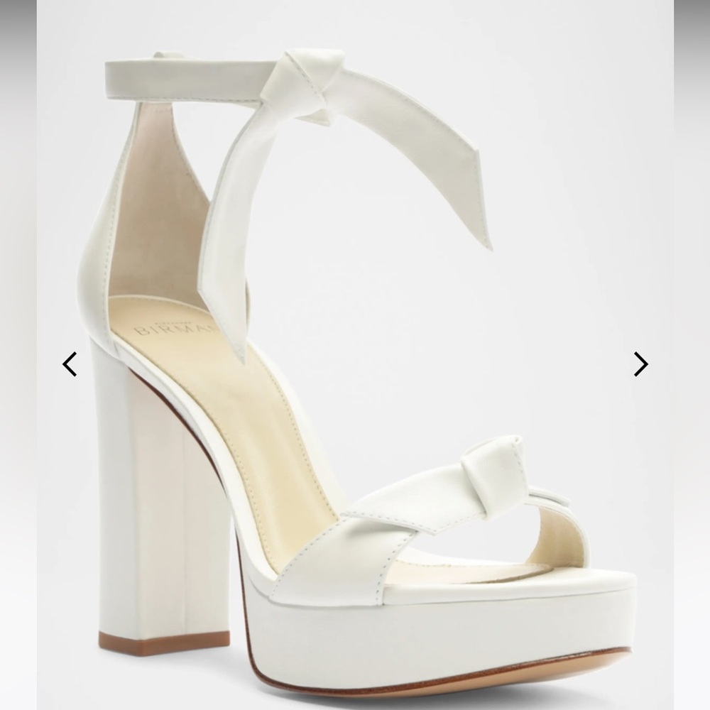 Alexandre Birman Marblehead platform heels Silk